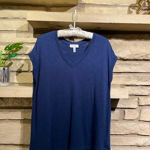 Size small wore once navy blue women’s blouse